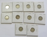 EARLY MERCURY DIME LOT TEENS AND 20s