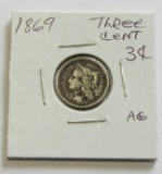 1869 3 CENT PIECE