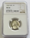 1965 SMS NICKEL NGC 66