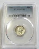 1939 MERCURY DIME PCGS 53