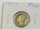 1931-S MERCURY DIME