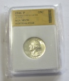 1946 GEM SILVER QUARTER