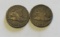 1857 1858 FLYING EAGLE CENT LOT