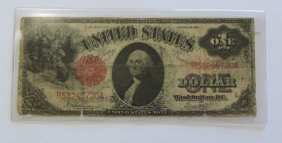 $1 1917 RED SEAL LEGAL TENDER