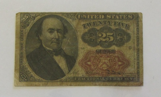 25 CENT FRACTIONAL 5TH ISSUE