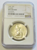 1920 PILGRIM COMMEMORATIVE UNC NGC DETAILS