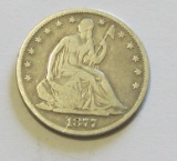 1877 SEATED HALF DOLLAR