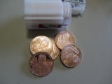 ROLL OF 20 1 OUNCE COPPER ROUNDS FULL ROLL DESIGN AS SHOWN