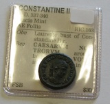 HIGH GRADE CONSTANTINE II 337 AD