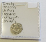 SILVER ITALY DENARO 13TH CENTURY