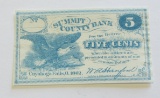 5 CENT SUMMIT COUNTY 1862