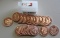 ROLL OF 20 MORGAN DESIGN 1 OUNCE COPPER ROUNDS BRILLIANT UNCIRCULATED