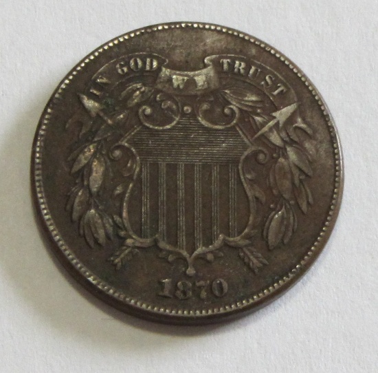 1870 2 CENT PIECE