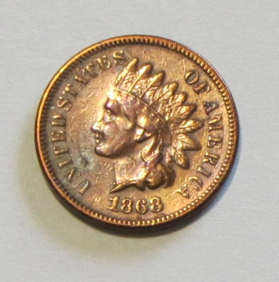 1868 INDIAN HEAD CENT FULL LIBERTY