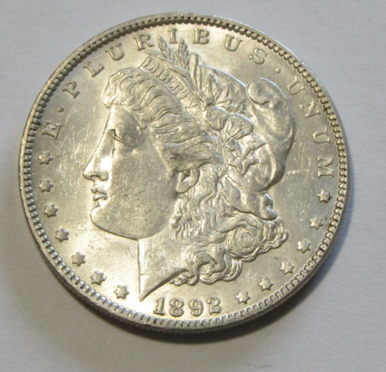 $1 1892 MORGAN SILVER DOLLAR