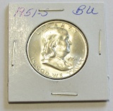 1951-S Franklin Half Dollar BU