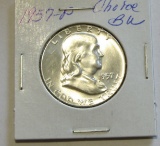 1957-P Franklin Half Dollar Choice BU