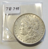 $1 1878 MORGAN 7 TAIL FEATHERS