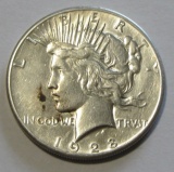 KEY DATE $1 1928 PEACE SILVER DOLLAR