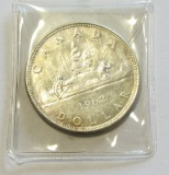 SILVER $1 CANADA 1962