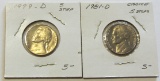 1981-D 1979-D GEM NICKEL LOT FULL STEPS