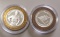 LOT OF 2 SILVER CASINO ROUNDS .999