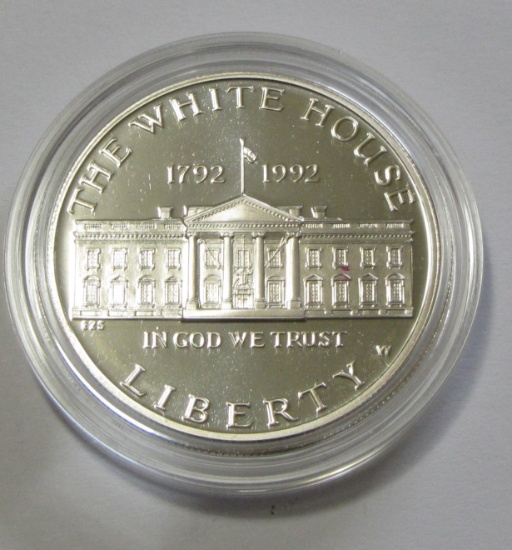 $1 1992 WHITE HOUSE SILVER COMMEMORATIVE