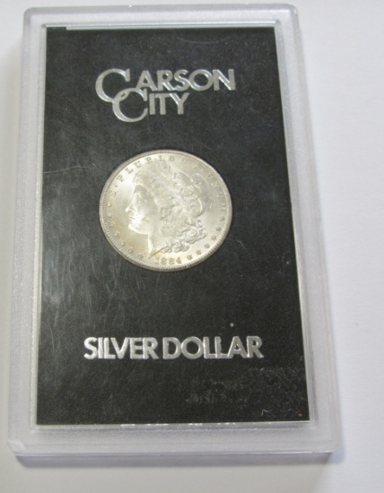 $1 1884-CC CARSON CITY GSA MORGAN NO BOX