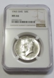 1965 SMS KENNEDY NGC MS 66
