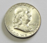 1958-D FRANKLIN HALF