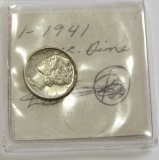 1941 HIGH GRADE MERCURY DIME