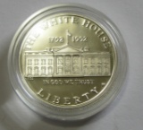 $1 WHITE HOUSE SILVER COMMEMORATIVE 1992