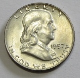 1957-D FRANKLIN HALF