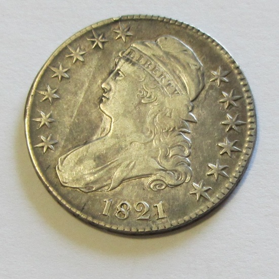 1821 CAPPED BUST HALF