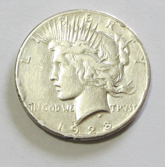 KEY DATE $1 1928 PEACE DOLLAR