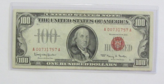 $100 RED SEAL 1966 LEGAL TENDER