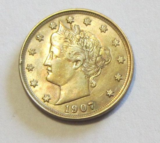 1907 V NICKEL