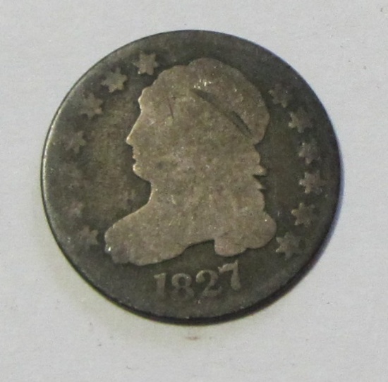 1827 CAPPED BUST DIME