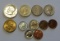 MISC TYPE LOT WITH WHEAT CENTS STEEL $2.19 FACE