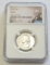 1963 SILVER PROOF QUARTER NGC 67