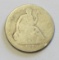 1850-O SEATED HALF