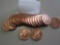 UNCIRCULATED ROLL OF 20 TRUMP DESIGN COPPER ROUNDS 1 OUNCE EACH