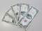 LOT OF 5 $2 RED SEAL NOTES
