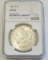 1921-D $1 MORGAN NGC 58