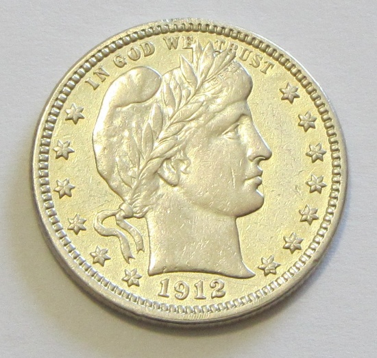 1912 BARBER QUARTER HIGH GRADE