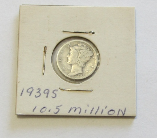 1939-S MERCURY DIME