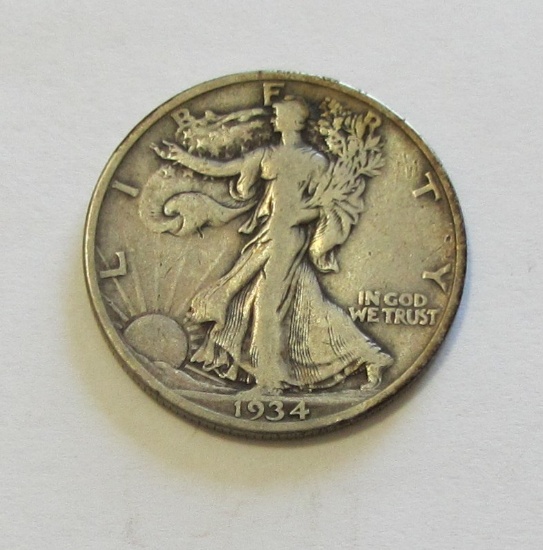 1934 WALKING LIBERTY HALF