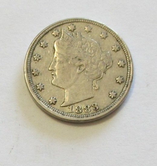1883 NO CENT LIBERTY NICKEL