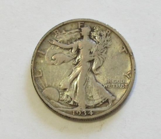 1934-S WALKING LIBERTY HALF