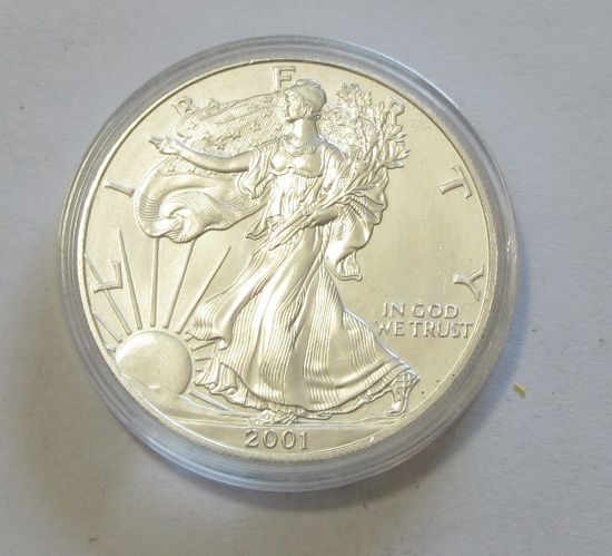 $1 2001 SILVER EAGLE